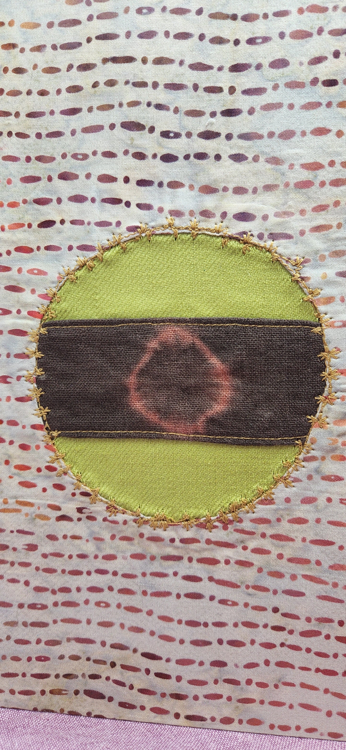 Pistachio Moongate Journal-Mixed Media