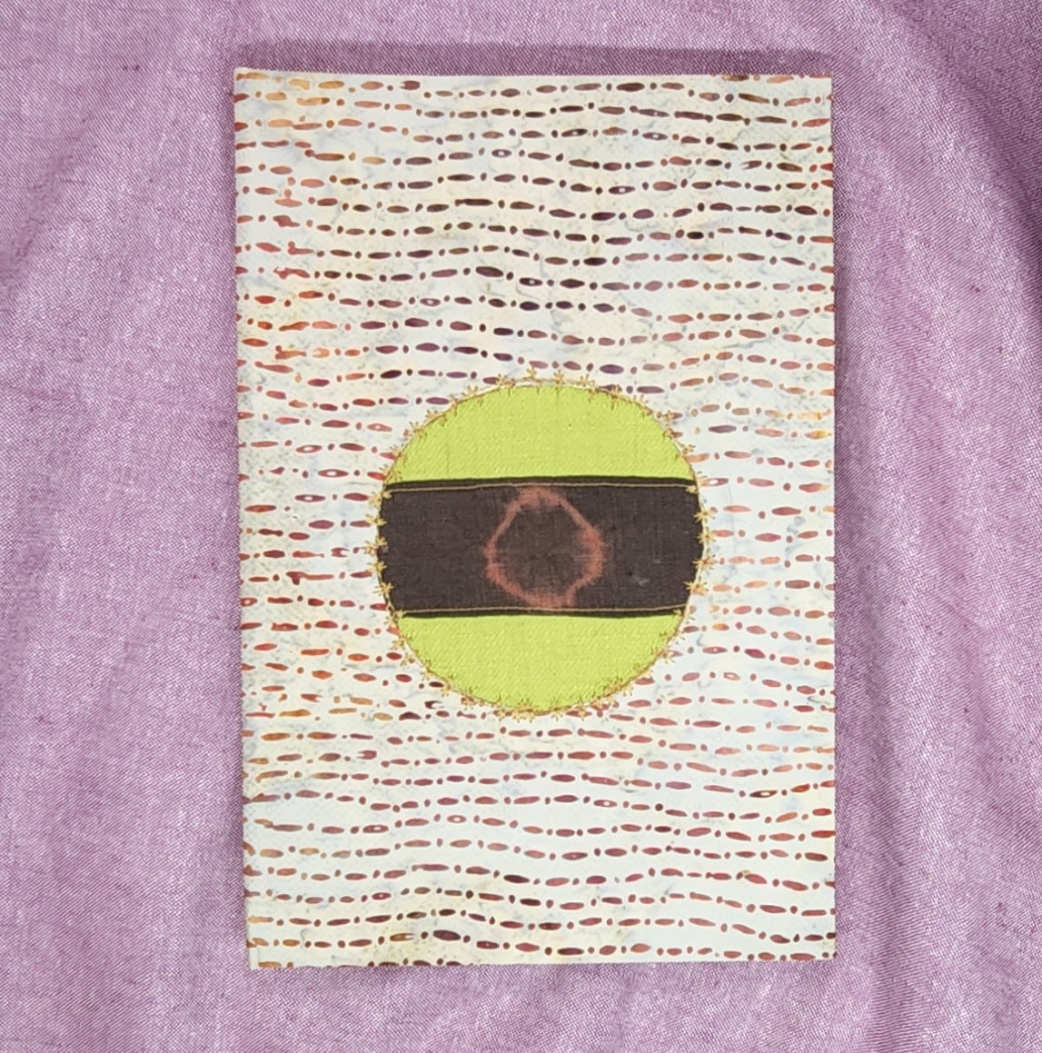 Pistachio Moongate Journal-Mixed Media